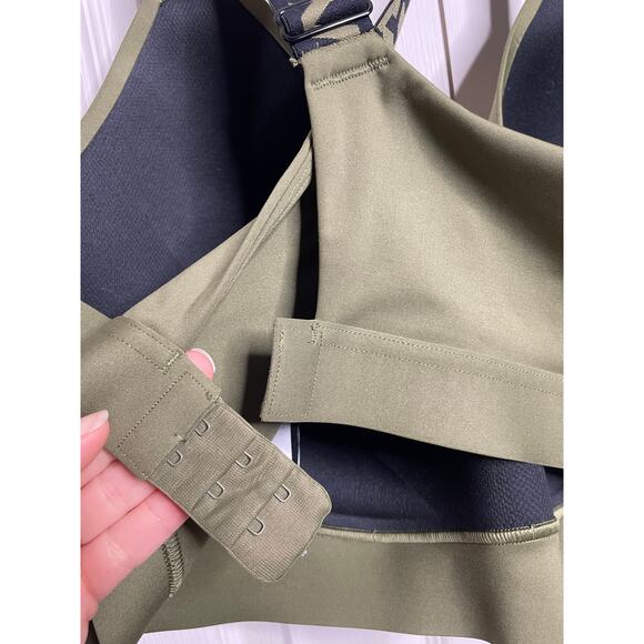 Adidas Ivy Park Peloton Womens 3X Olive Green Sports Bra - Picture 4 of 8